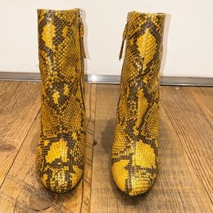 ZARA Python Boots Sz38